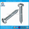 China Supplier Stock DIN7972 stainless steel Slotted countersunk head tapping screws